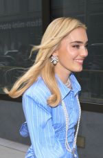 MEG DONNELLY Arrives at LIVE with Kelly and Mark in New York 07/14/2025