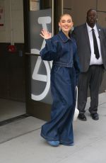 MEG DONNELLY Leaves ABC Studio in New York 07/11/2025