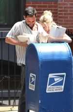 MEGHAN FAHY and Penn Badgley on the Set of You Deserve Each Other in Brooklyn 07/11/2025
