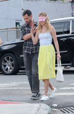 MEGHANN FAHY and Penn Badgley on the Set of You Deserve Each Other in New York 07/03/2025