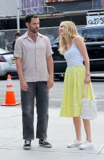MEGHANN FAHY and Penn Badgley on the Set of You Deserve Each Other in New York 07/03/2025
