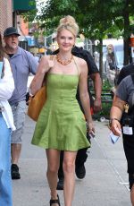 MEGHANN FAHY on the Set of You Deserve Each Other in Downtown Manhattan 07/01/2025
