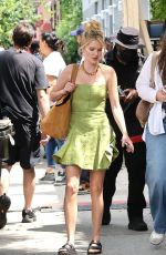 MEGHANN FAHY on the Set of You Deserve Each Other in Downtown Manhattan 07/01/2025
