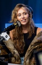 MILEY CYRUS at SiriusXM Studios in Los Angeles 07/15/2025