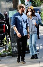NATALIE PORTMAN Arrives on the Set of Good Sex in New York City 07/21/2025