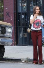 NATALIE PORTMAN on the Set of Good Sex in Brooklyn in New York City 07/24/2025