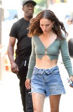 NATALIE PORTMAN on the Set of Good Sex in New York City 07/21/2025