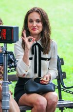 NATALIE PORTMAN on the Set of Good Sex in Washington Square Park in New York City 07/15/2025