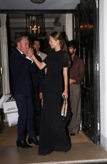 NATASHA POLY Celebrates Her Birthday at Reserve Restaurant in Paris 07/09/2025
