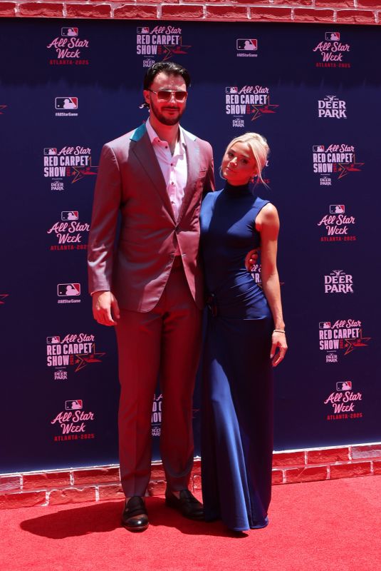 OLIVIA DUNNE and Paul Skenes at 2025 MLB All-Star Red Carpet in Atlanta 07/15/2025