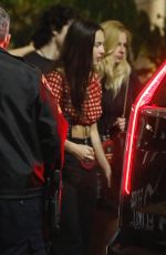 OLIVIA RODRIGO and ADDISON RAE Leaves Lady Gaga Concert in Los Angeles 07/28/2025