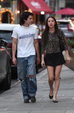 OLIVIA RODRIGO and Conan Gray Out in London 07/30/2025