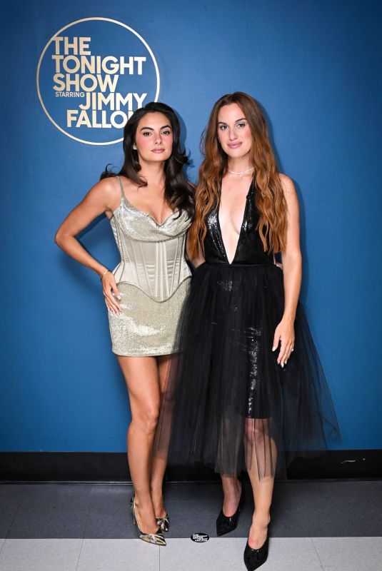 PAIGE DOSRBO and HANNAH BERNER at Tonight Show Starring Jimmy Fallon 07/29/2025