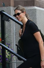 Pregnant KARLIE KLOSS Out and About in New York City 07/17/2025