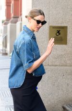 Pregnant KARLIE KLOSS Out and About in New York City 07/24/2025