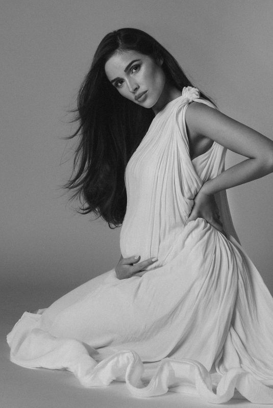 Pregnant OLIVIA CULPO - Black and White Photoshoot, March 2025