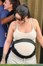 Pregnant RIHANNA and A$AP Rocky Leaves Le Royal Monceau Hotel in Paris 07/03/2025
