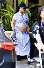 Pregnant RIHANNA Arrives at Four Seasons Hotel in Los Angeles 07/19/2025