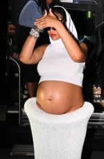 Pregnant RIHANNA Arrives at Giorgio Baldi in Santa Monica 07/13/2025