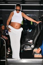 Pregnant RIHANNA Arrives at Giorgio Baldi in Santa Monica 07/13/2025