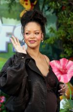 Pregnant RIHANNA at Smurfs Premiere at Paramount Pictures Studios in Los Angeles 07/13/2025