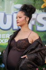 Pregnant RIHANNA at Smurfs Premiere at Paramount Pictures Studios in Los Angeles 07/13/2025