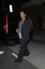 Pregnant RIHANNA Leaves a Late-night Dinner at Giorgio Baldi in Santa Monica 07/19/2025