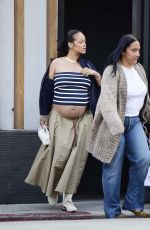 Pregnant RIHANNA Out and About in Los Angeles 07/14/2025