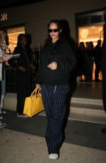 Pregnant RIHANNA Shopping at Dior Store in Paris 07/02/2025