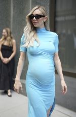 Pregnant VANESSA KIRBY Arrives at The View in New York 07/23/2025