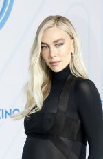 Pregnant VANESSA KIRBY at The Fantastic Four: First Steps Blue Carpet Fan Event at Das Center 07/08/2025