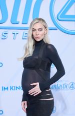 Pregnant VANESSA KIRBY at The Fantastic Four: First Steps Blue Carpet Fan Event at Das Center 07/08/2025