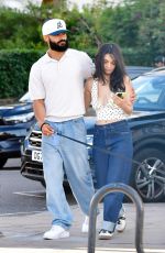 RACHEL ZEGLER and Nathan Louis Out with Their Dog in London 07/20/2025