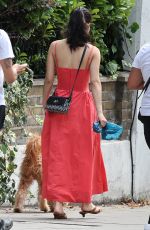 RACHEL ZEGLER Out with Her Dog in London 07/18/2025
