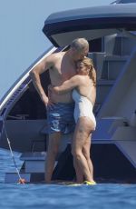REESE WITHERSPOON in Swimsuit at a Yacht in St Tropez 07/14/2025