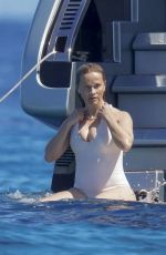 REESE WITHERSPOON in Swimsuit at a Yacht in St Tropez 07/14/2025
