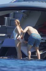 REESE WITHERSPOON in Swimsuit at a Yacht in St Tropez 07/14/2025