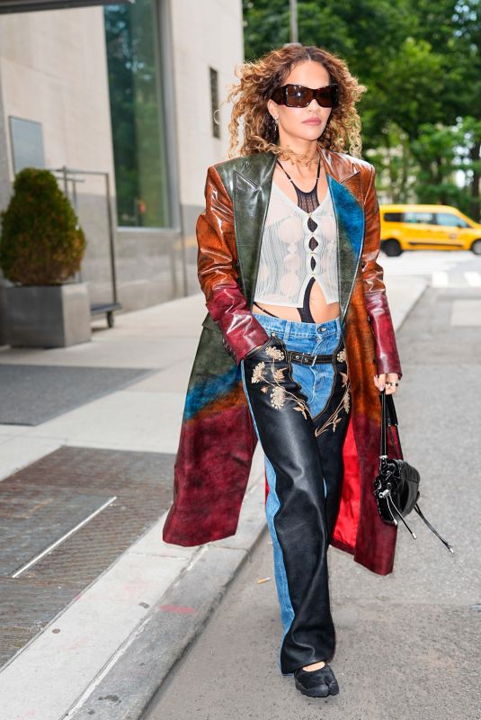 RITA ORA Looks Fashionable Out in New York City 07/12/2025