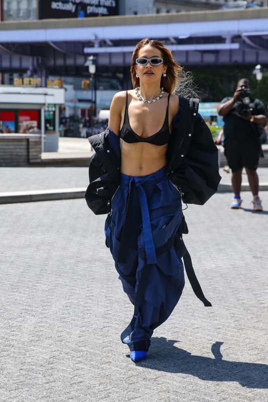 RITA ORA Out and About in New York City 07/08/2025