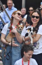 SADIE SINK at 27th Annual Broadway Barks Dog and Cat Adoption Event in New York City 07/12/2025