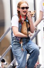 SADIE SINK at 27th Annual Broadway Barks Dog and Cat Adoption Event in New York City 07/12/2025