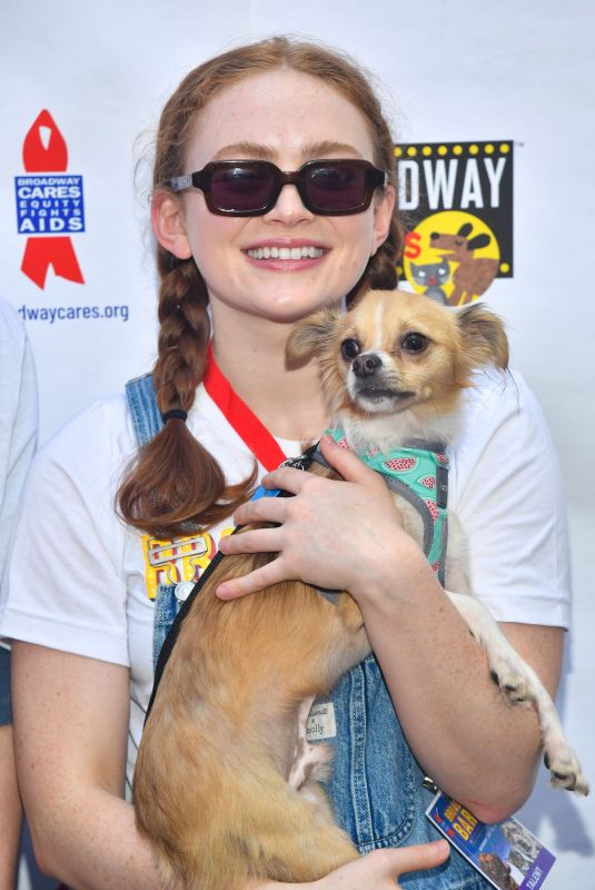SADIE SINK at 27th Annual Broadway Barks Dog and Cat Adoption Event in New York City 07/12/2025