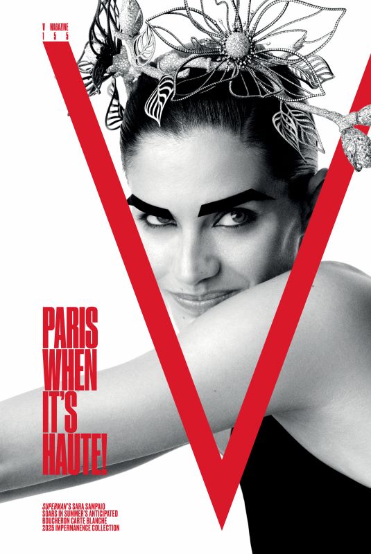 SARA SAMPAIO for V Magazine #155, Summer 2025