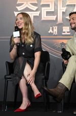 SCARLETT JOHANSSON at Jurassic World: Rebirth Press Conference in Seoul 07/01/2025