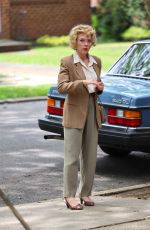 SCARLETT JOHANSSON Filming Scenes for Her Upcoming Series Paper Tiger in Queens 07/10/2025