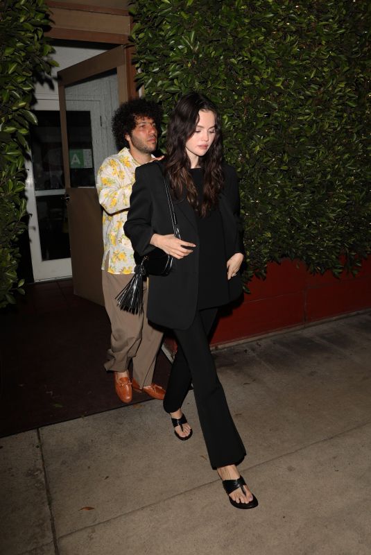 SELENA GOMEZ and Benny Blanco Out to Dinner at Giorgio Baldi in Santa Monica 07/13/2025