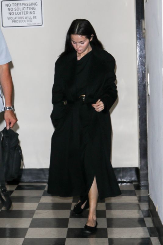 SELENA GOMEZ Out for Dinner at Sushi Park in West Hollywood 07/08/2025