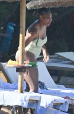 SERENA WILLIAMS in Swimsuit on Vacation in Sardinia 06/28/2025