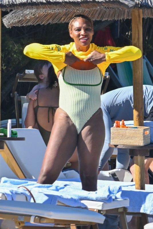 SERENA WILLIAMS in Swimsuit on Vacation in Sardinia 06/28/2025
