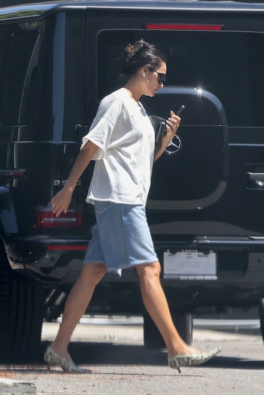 SHAY MITCHELL Arrives at a Studio in Los Angeles 07/28/2025